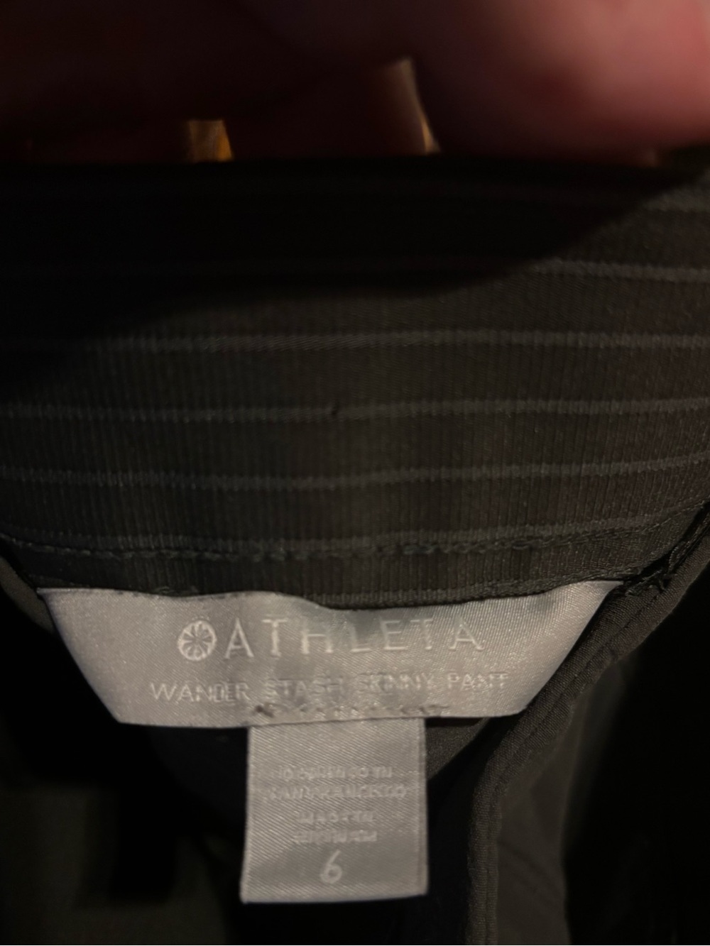 Athleta Wander Stash Skinny Pant Olive Green - Picture 3 of 3